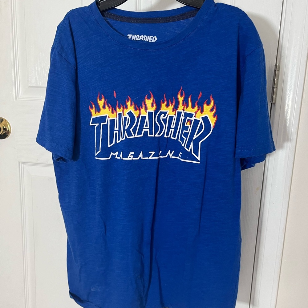 Thrasher Royal Blue Tee